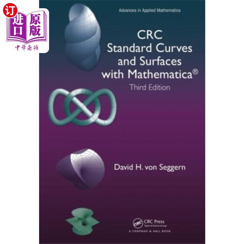 海外直订CRC Standard Curves and Surfaces with Mathematica CRC标准曲线和曲面与Mathematica