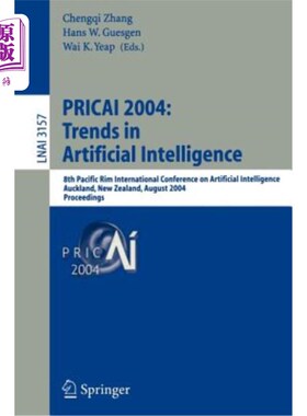 海外直订Pricai 2004: Trends in Artificial Intelligence: 8th Pacific Rim International Co Pricai 200