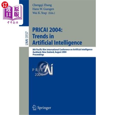 海外直订Pricai 2004: Trends in Artificial Intelligence: 8th Pacific Rim International Co Pricai 200