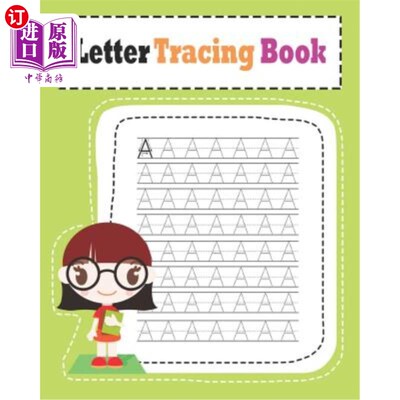 海外直订Letter Tracing Book: Learn How to Write Alphabet A to Z Uppercase and Lowercase  字母追踪书：学习如何书写字