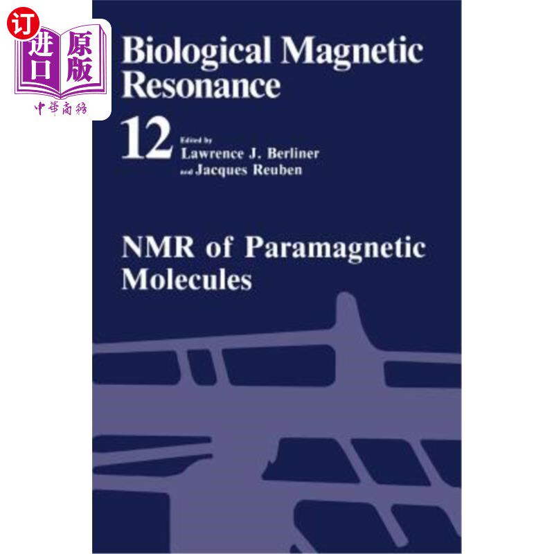 海外直订NMR of Paramagnetic Molecules 顺磁分子核磁共振