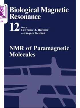 海外直订NMR of Paramagnetic Molecules 顺磁分子核磁共振