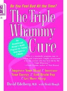海外直订医药图书The Triple Whammy Cure: The Breakthrough Women's Health Program for Feeling Good 三重打击疗法：突破