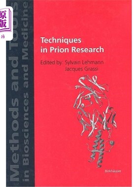 海外直订医药图书Techniques in Prion Research 朊病毒研究技术“，