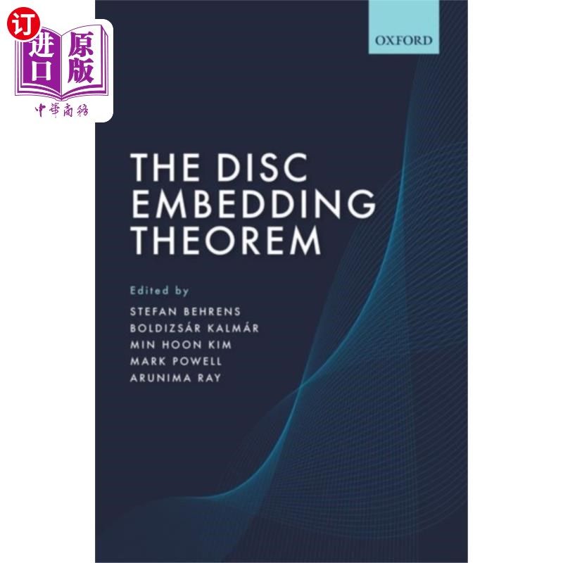 海外直订Disc Embedding Theorem 圆盘嵌入定理