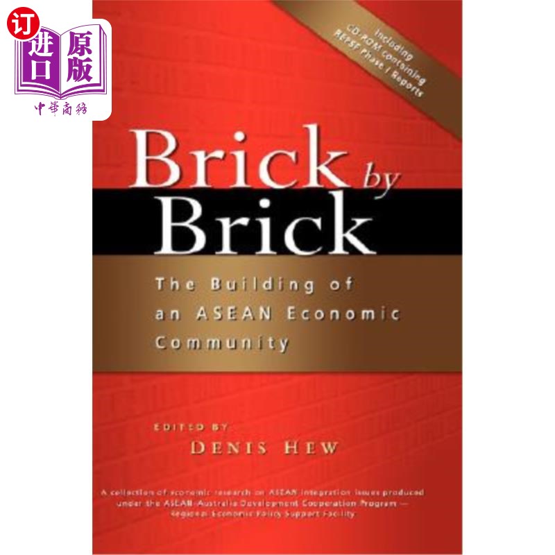 海外直订Brick by Brick: The Building of an ASEAN Economic Community一砖一瓦:东盟经济共同体的建设