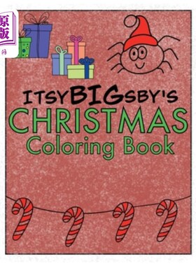 海外直订Itsy Bigsby's Christmas Coloring Book 这是比格斯比的圣诞涂色书