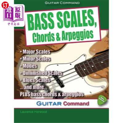 海外直订Bass Scales, Chords and Arpeggios 低音音阶、和弦和琶音