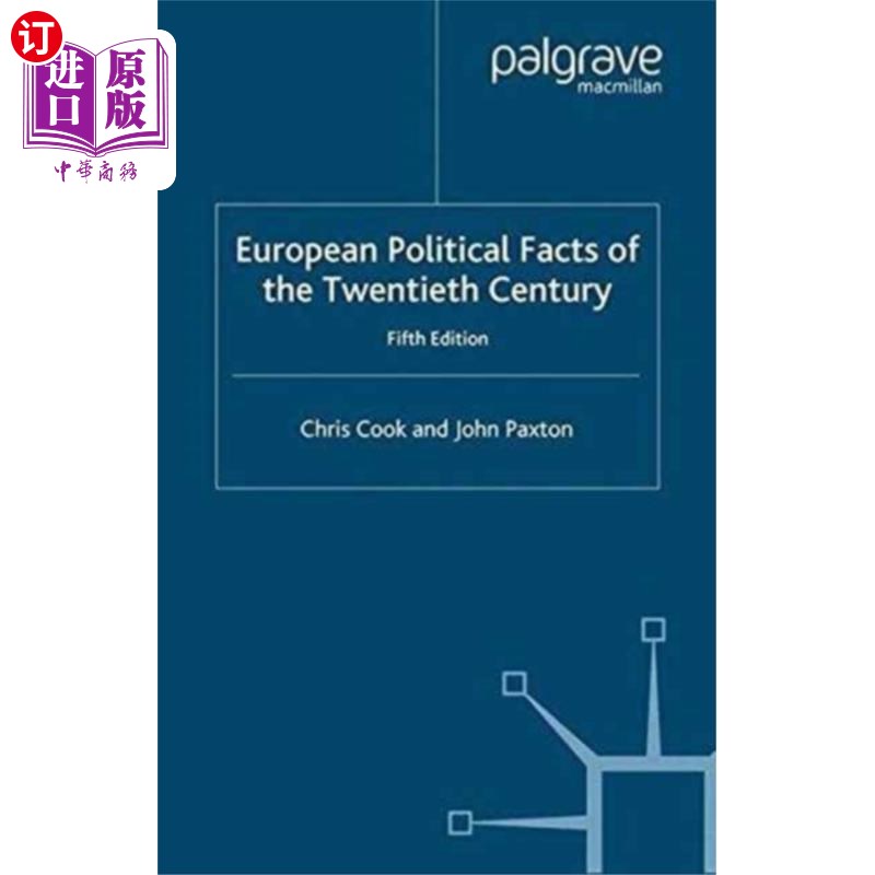 海外直订European Political Facts of the Twentieth Century 《二十世纪欧洲政治事实》