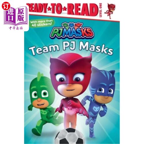 海外直订Team Pj Masks: Ready-To-Read Level 1 睡衣队面具