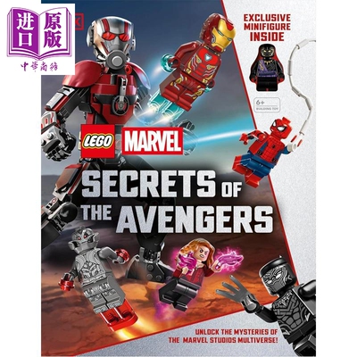 预售 DK 乐高漫威复仇者联盟的秘密 LEGO Marvel Secrets of the Avengers 英文原版 精装故事 图鉴书【中商原版】