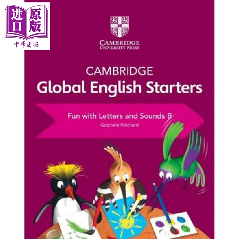 新剑桥全球英语初学者趣味字母和声音B Cambridge Global English Starters Fun with Letters and Sounds B【中商原版】