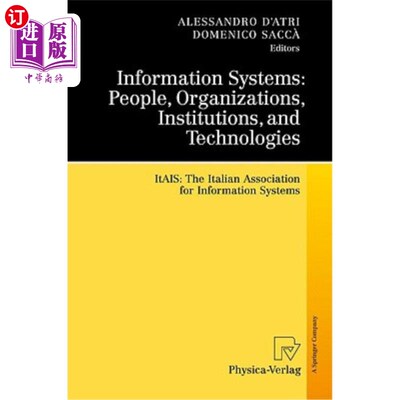 海外直订Interdisciplinary Aspects of Information Systems Studies: The Italian Associatio 信息系统研究的跨学科方面: