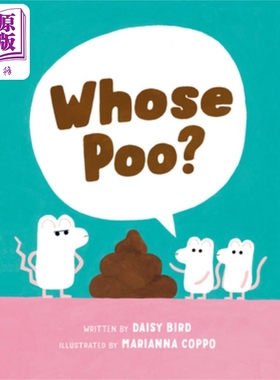 现货 Marianna Coppo Whose Poo 谁的便便 英文原版儿童精品绘本 动物故事 4到6岁【中商原版】