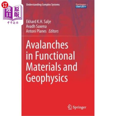 海外直订Avalanches in Functional Materials and Geophysics 功能材料和地球物理学中的雪崩问题