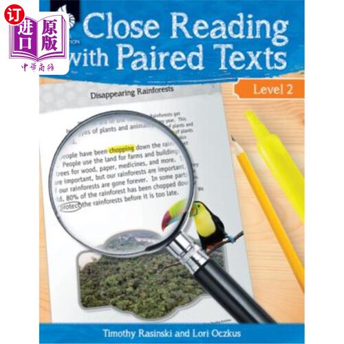 海外直订Close Reading with Paired Texts Level 2: Engaging Lessons to Improve Comprehensi 2级：参与课程以提高理解力