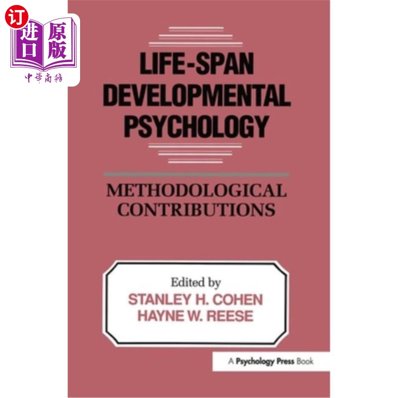 海外直订Life-Span Developmental Psychology: Methodological Contributions 终身发展心理学：方法论贡献