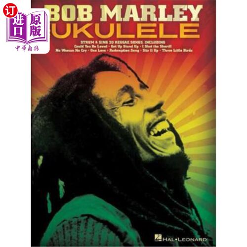 海外直订Bob Marley for Ukulele 鲍勃马利的四弦琴
