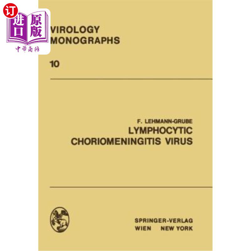海外直订医药图书Lymphocytic Choriomeningitis Virus 淋巴细胞性脉络膜脑膜炎病毒
