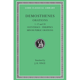 预售 德摩斯梯尼 演说集 卷一  Orations Volume I 英文原版 Demosthenes【中商原版】