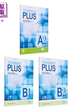 英语语法强化书 A2-B1-B2合集 含音频CD+答案 剑桥KET PET FCE考试适用 GRAMMAR PLUS A2-B2 + Audio CD【中商原版】