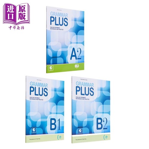 英语语法强化书 A2-B1-B2合集 含音频CD+答案 剑桥KET PET FCE考试适用 GRAMMAR PLUS A2-B2 + Audio CD【中商原版】