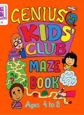 海外直订Mazes Book: Ages 4 to 8 迷宫书：4至8岁
