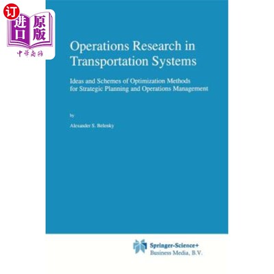 海外直订Operations Research in Transportation Systems: Ideas and Schemes of Optimization 运输系统运筹学：战略规划与