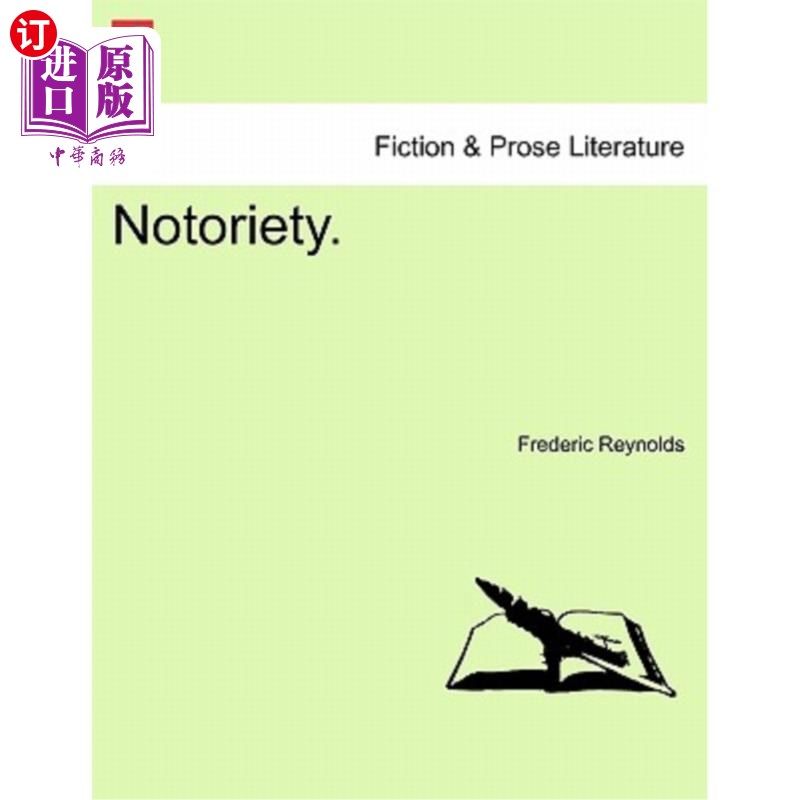 海外直订notoriety. 声名狼藉