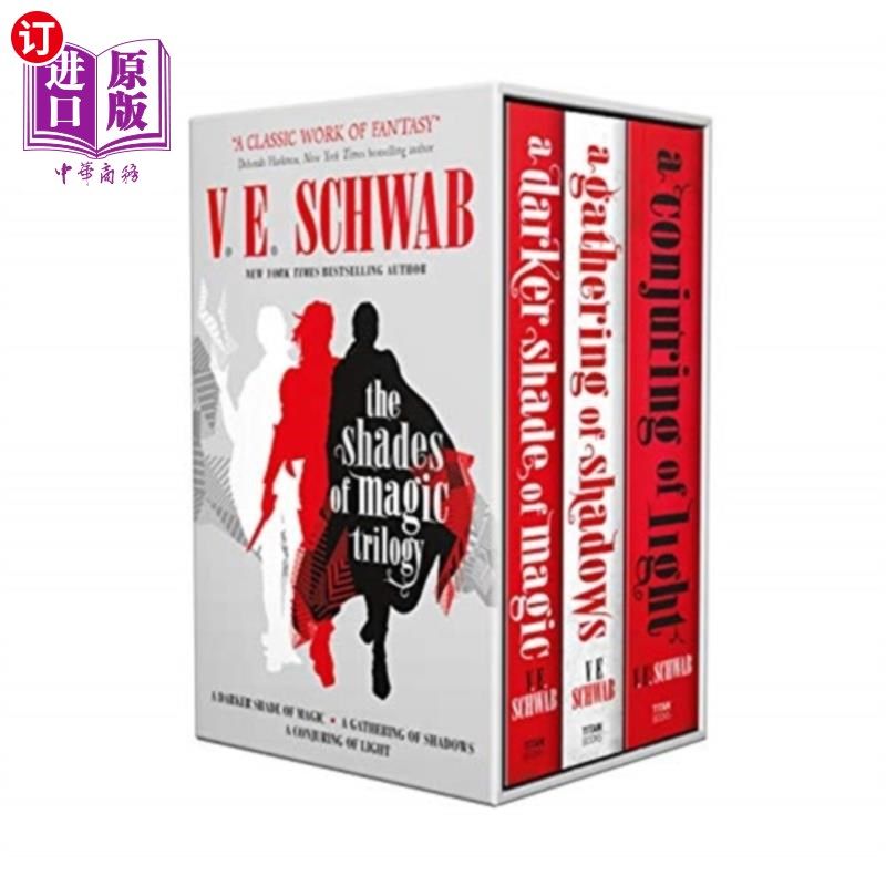 海外直订Shades of Magic trilogy slipcase 魔法的阴影三部曲沙发套