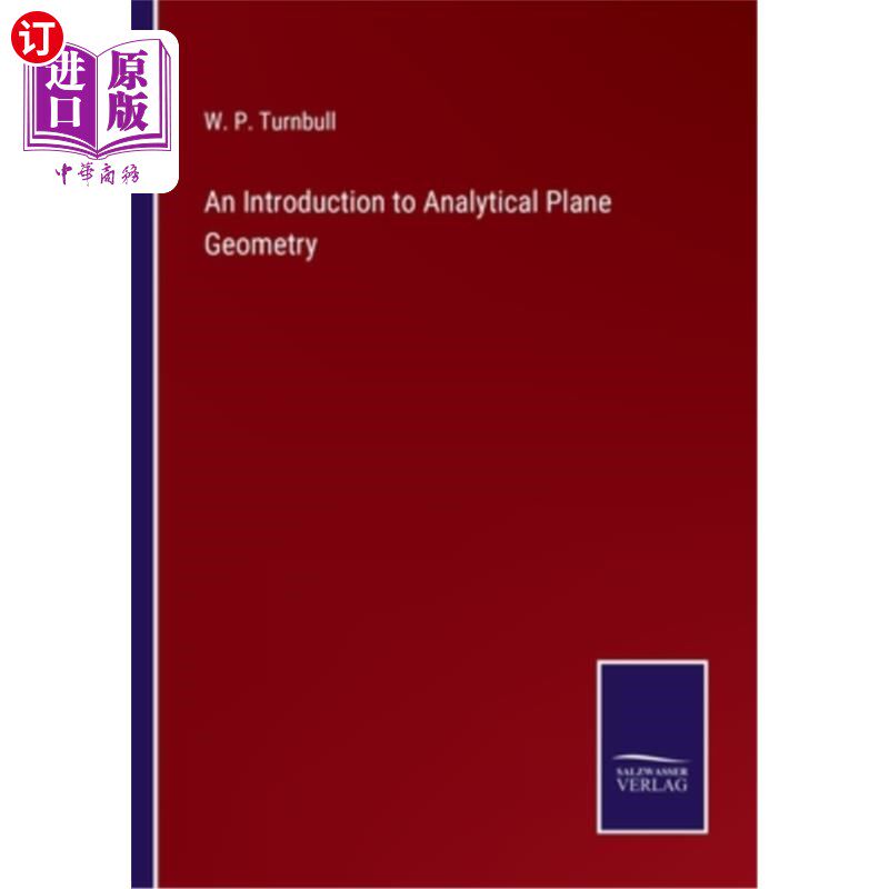 海外直订An Introduction to Analytical Plane Geometry 解析平面几何导论