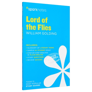 Sparknotes 文学指南 蝇王 Lord of the Flies Sparknotes Literature Guide 英文原版 Sparknotes 学习指南【中商原版】