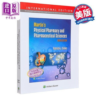 马丁 物理药剂学与药学 国际版 Martins Physical Pharmacy and Pharmaceutical Sciences 英文原版 Patrick Sinko【中商原版
