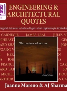 海外直订Engineering & Architectural Quotes: Insightful statements by historical figures  工程与建筑语录:历史人物对