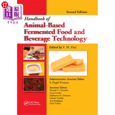 海外直订Handbook of Animal-Based Fermented Food and Beverage Technology 动物发酵食品和饮料技术手册
