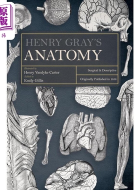 预售 亨利 格雷的解剖学 描述与外科 Henry Grays Anatomy Descriptive and Surgical 英文原版 经典医学教科书【中商原版】