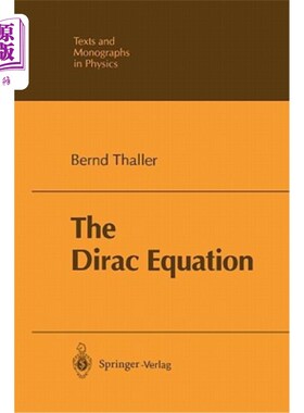 海外直订The Dirac Equation 狄拉克方程
