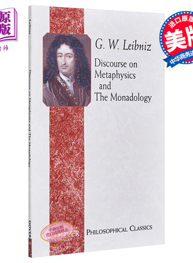 预售 形而上学和单子论 英文原版 Discourse on Metaphysics Leibniz【中商原版】