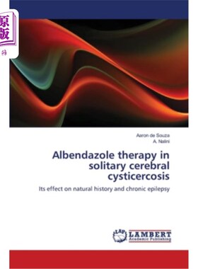 海外直订医药图书Albendazole therapy in solitary cerebral cysticercosis 阿苯达唑治疗孤立性脑囊虫病