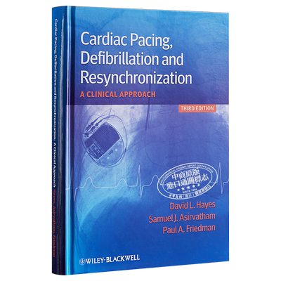 现货 Cardiac Pacing Defibrillation And Resynchronization 第3版 心脏起搏 除颤与再同步 英文原版 David Hayes【中商原版】