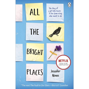 所有明亮的地方 英文原版 All the Bright Places 影视 原著小说 Jennifer Niven【中商原版】