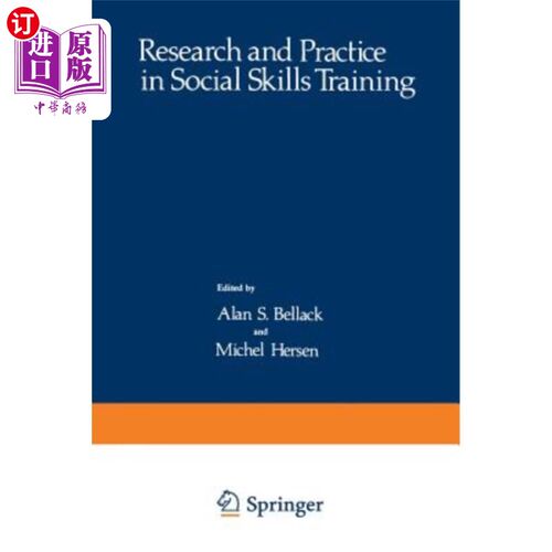 海外直订Research and Practice in Social Skills Training 社会技能培训研究与实践