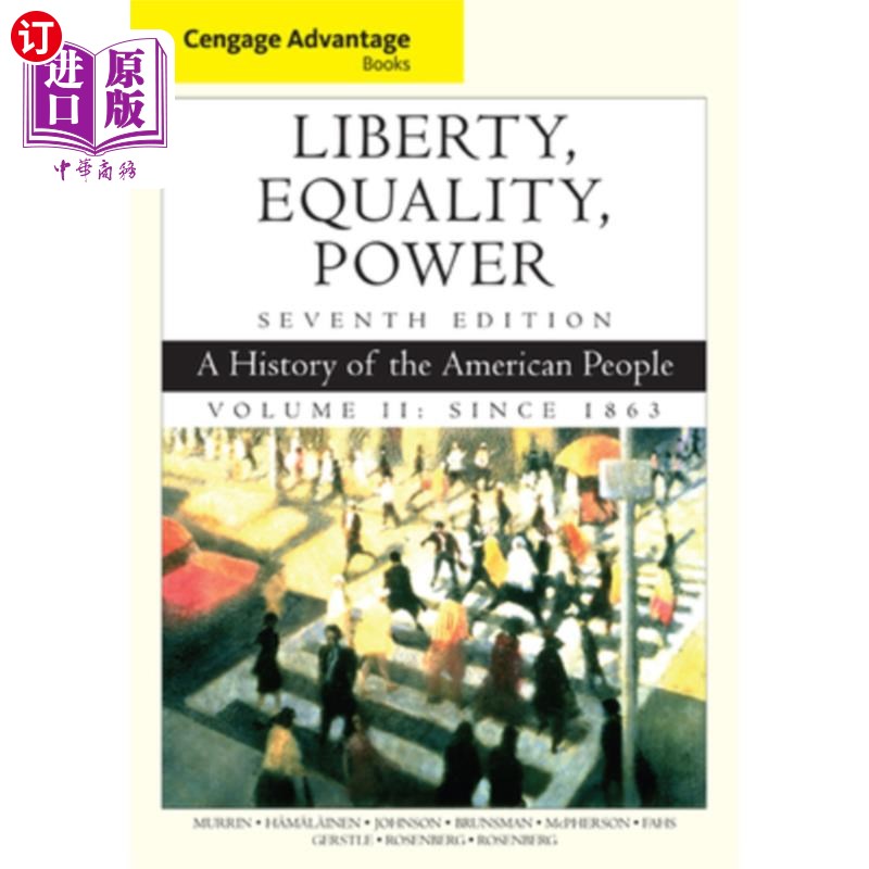 海外直订Cengage Advantage Books: Liberty, Equality, Power: A History of the American Peo Cengage Ad
