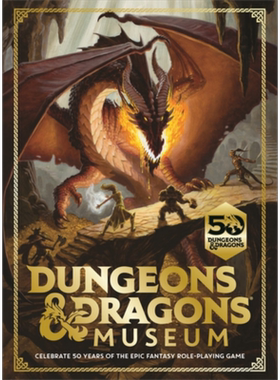 龙与地下城 博物馆 庆祝史诗奇幻角色扮演游戏诞生50周年 Dungeons & Dragons Museum 英文原版 D&D 侠盗荣耀【中商原版】