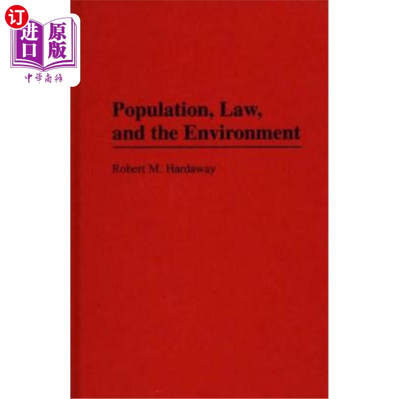 海外直订Population, Law and the Environment 《人口、法律与环境》