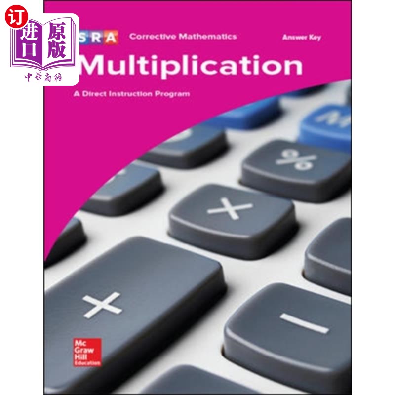 海外直订Corrective Mathematics Multiplication, Additiona... 纠正数学乘法，附加答案键