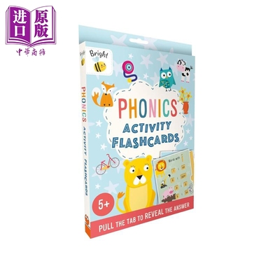 Phonics Activity Flashcards 自然拼读 语音活动卡 英文原版进口 低幼儿童英语启蒙学习卡片【中商原版】