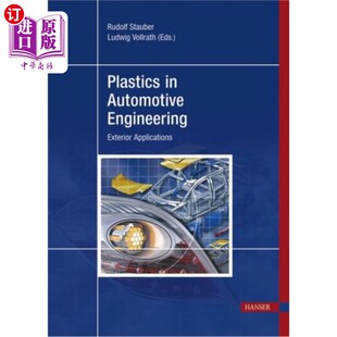 海外直订Plastics in Automotive Engineering 汽车工程中的塑料