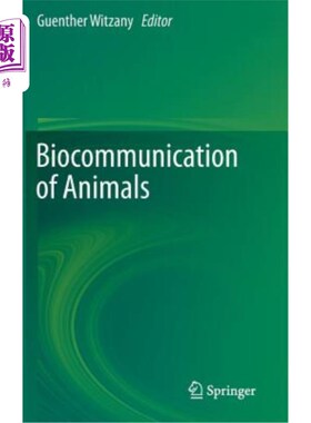 海外直订Biocommunication of Animals 动物的生物交流