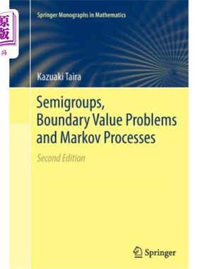 海外直订Semigroups, Boundary Value Problems and Markov Processes 半群、边值问题和马尔可夫过程